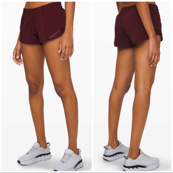 lululemon athletica Pants - Lululemon Hotty Hot Shorts 2.5” Garnet, 6